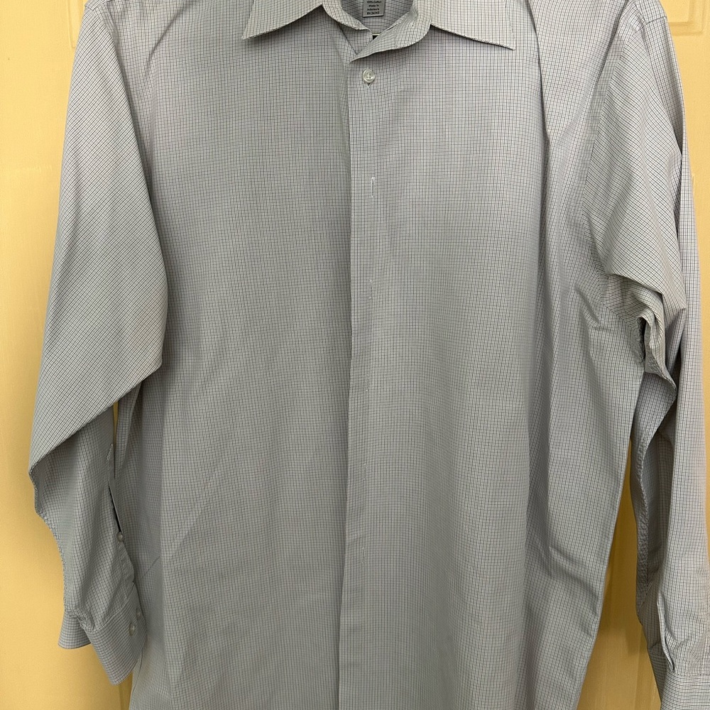 Calvin Klein Gray Dress Shirt Long Sleeve Professional